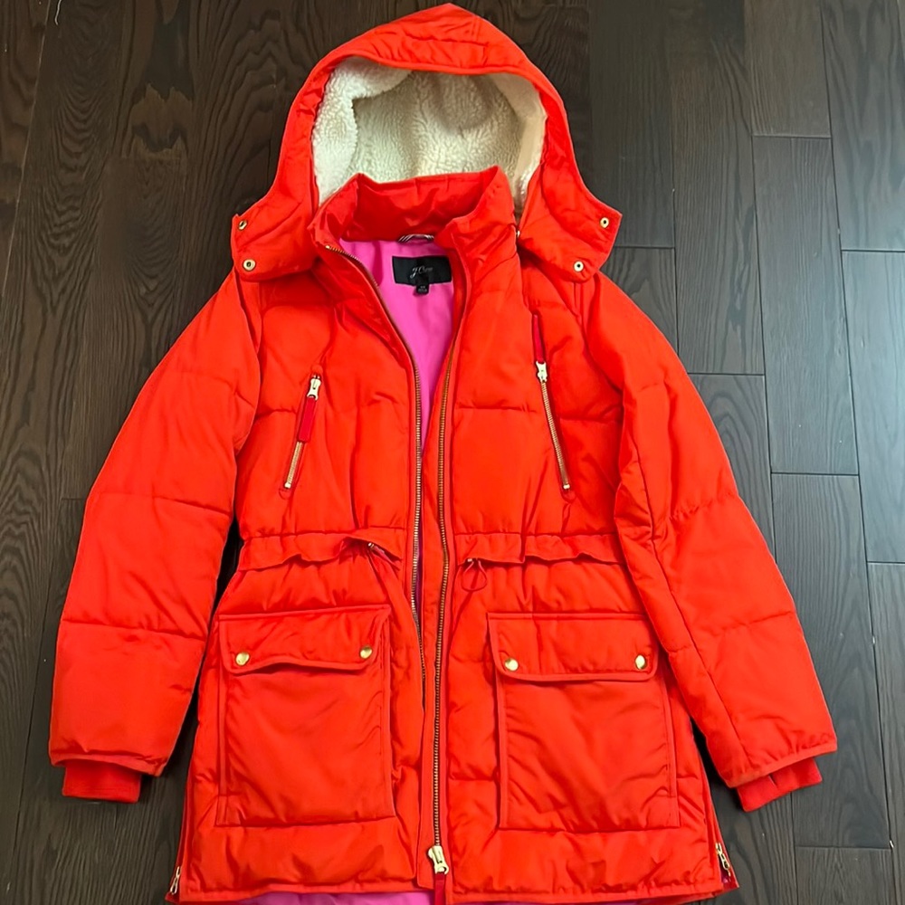 J Crew Chateau Puffer Jacket